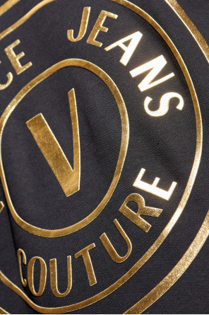 Versace Jeans Couture Sweatshirt mit gedrucktem Logo