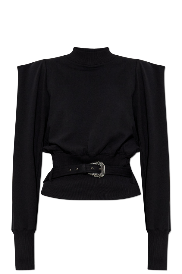 Sweatshirt with belt od Versace Jeans Couture