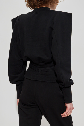 Versace Jeans Couture Sweatshirt mit Gürtel