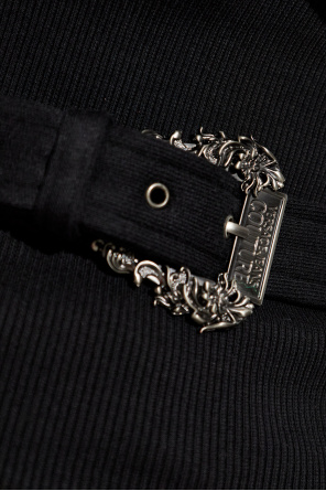 Versace Jeans Couture Sweatshirt mit Gürtel