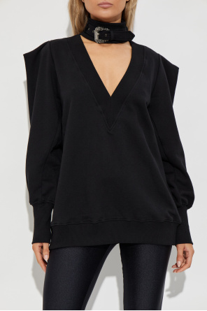 Versace Jeans Couture Vestido con cuello alto