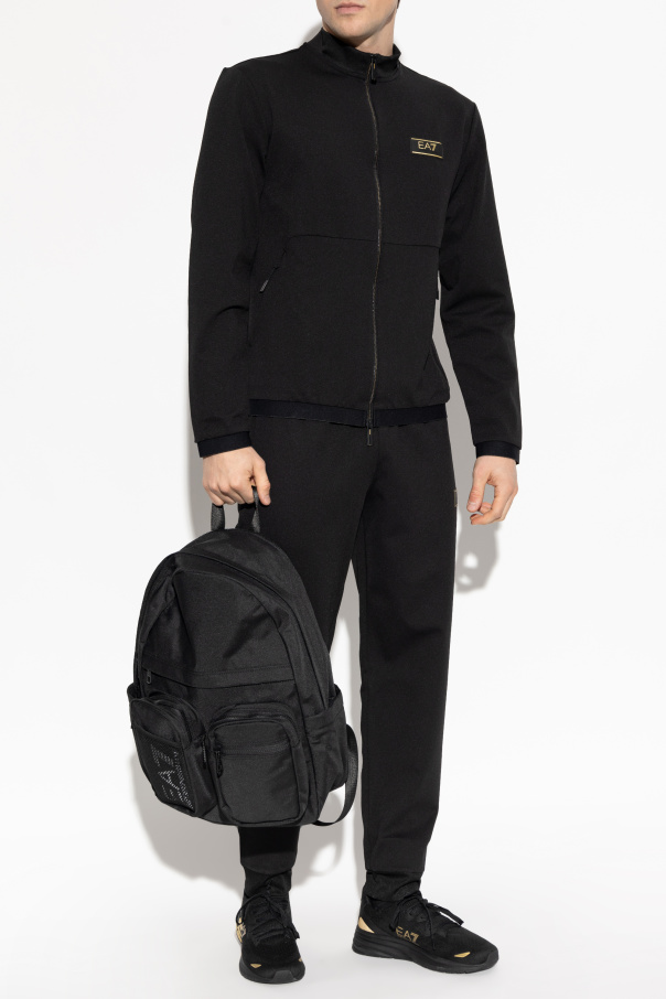 EA7 Emporio Armani Sudadera con cremallera y logo