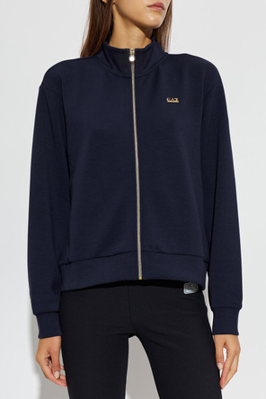 EA7 Emporio Armani Sweatshirt with stand-up collar