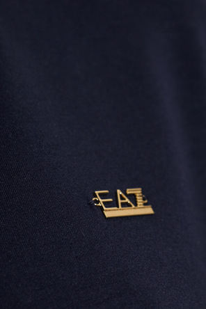 EA7 Emporio Armani Sweatshirt with stand-up collar