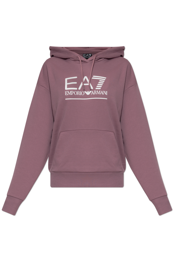 Hoodie with logo od EA7 Emporio Armani