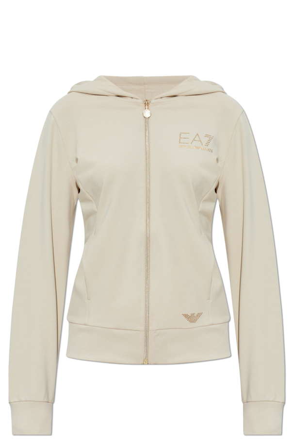 EA7 Emporio Armani Zip-up sweatshirt with logo