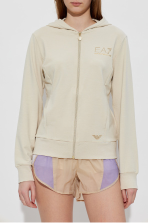 EA7 Emporio Armani Zip-up sweatshirt with logo
