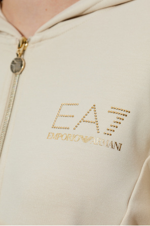 EA7 Emporio Armani Zip-up sweatshirt with logo