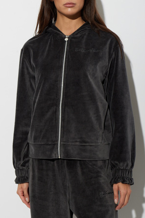 EA7 Emporio Armani Velvet Hooded Sweatshirt