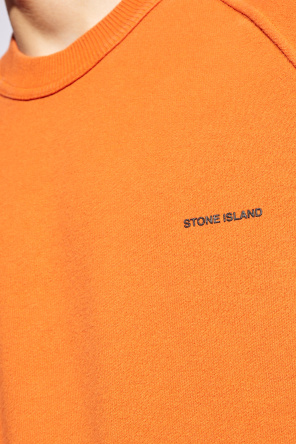 Stone Island maniche sweatshirt with logo