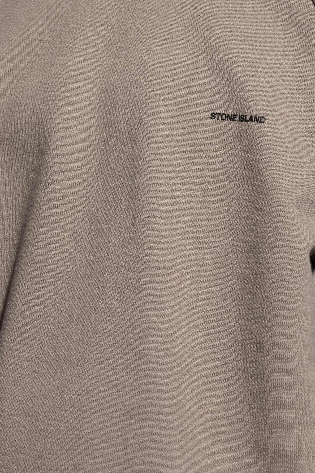 Stone Island sweatshirt mix-print with logo