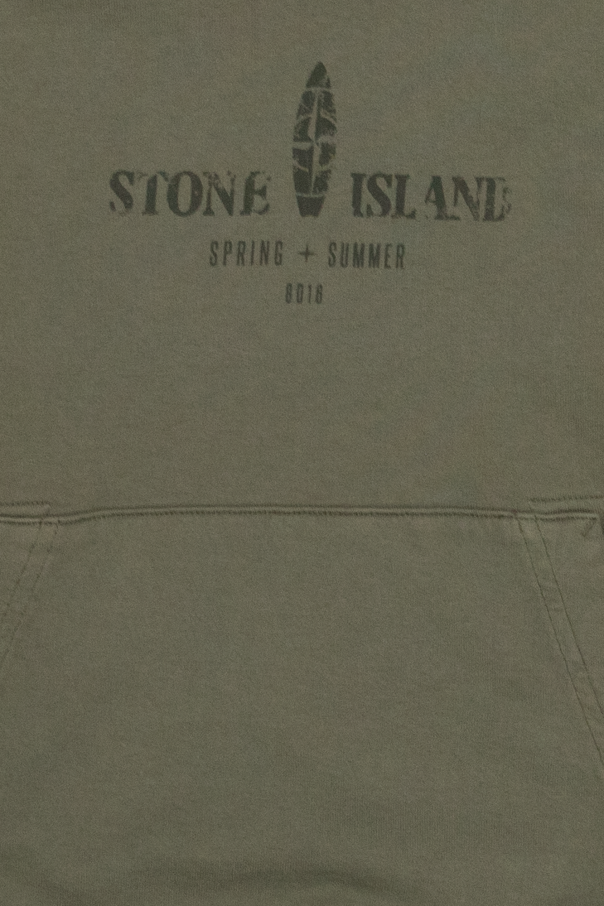 Stone Island Kids Printed hoodie