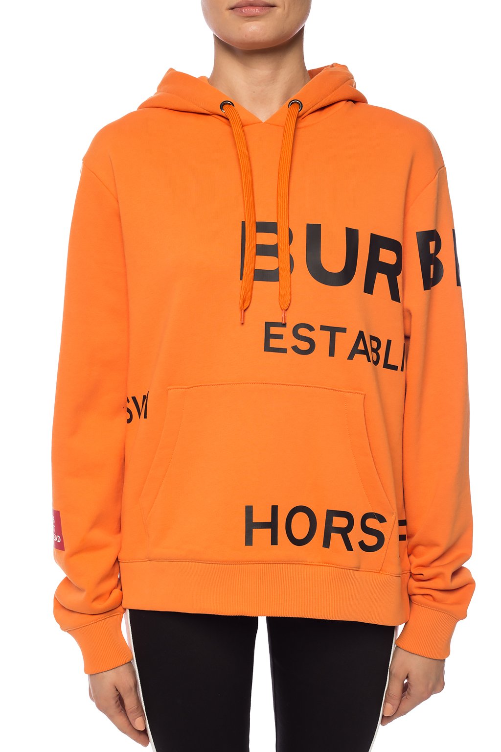 Orange Hooded sweatshirt Burberry - Vitkac France