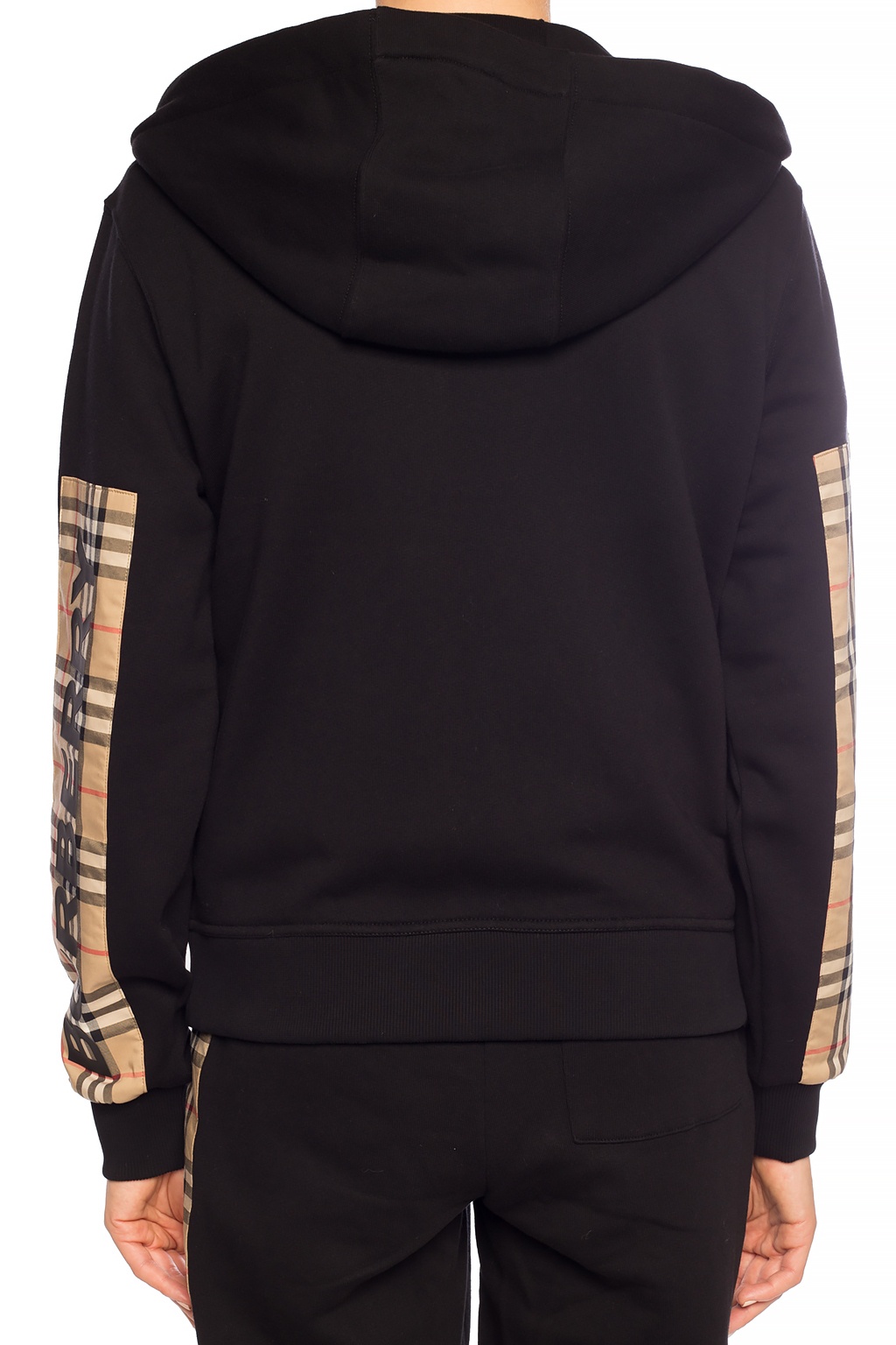 printed hoodie burberry sweater black - IetpShops Canada - Silver