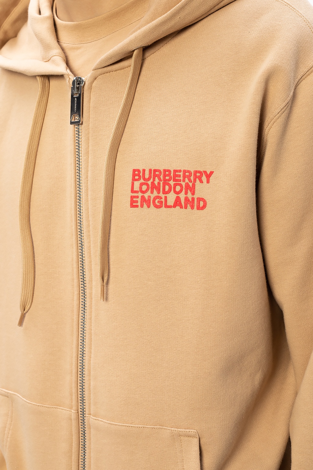 Beige Branded hoodie Burberry - Vitkac TW