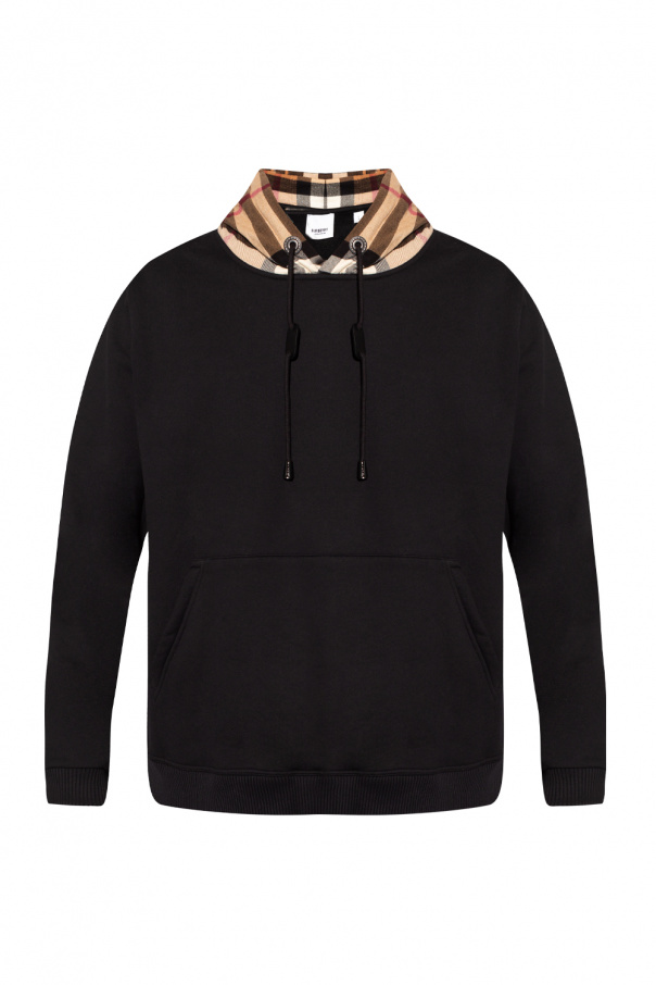 Black Checked hoodie Burberry - Vitkac GB