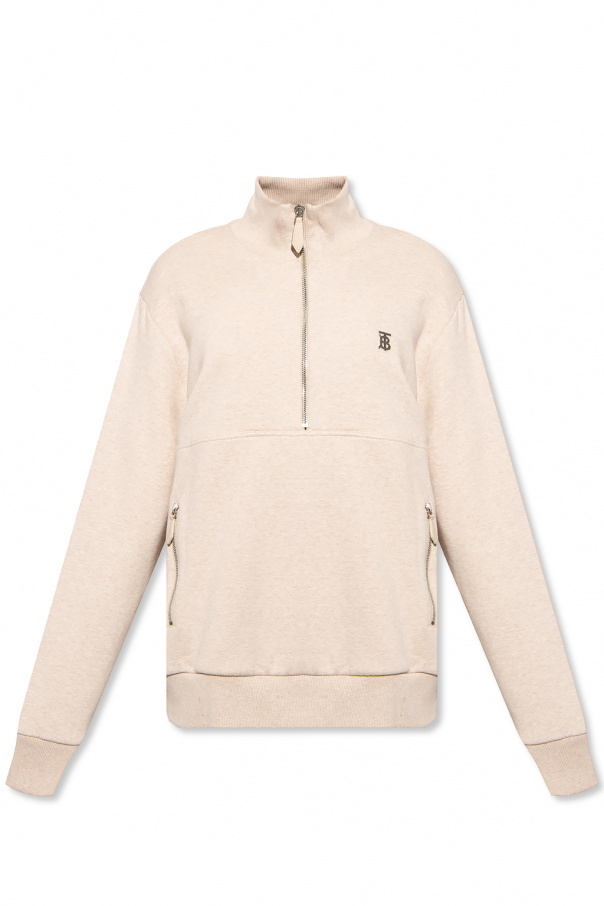 Burberry Sweatshirt with stand-up collar