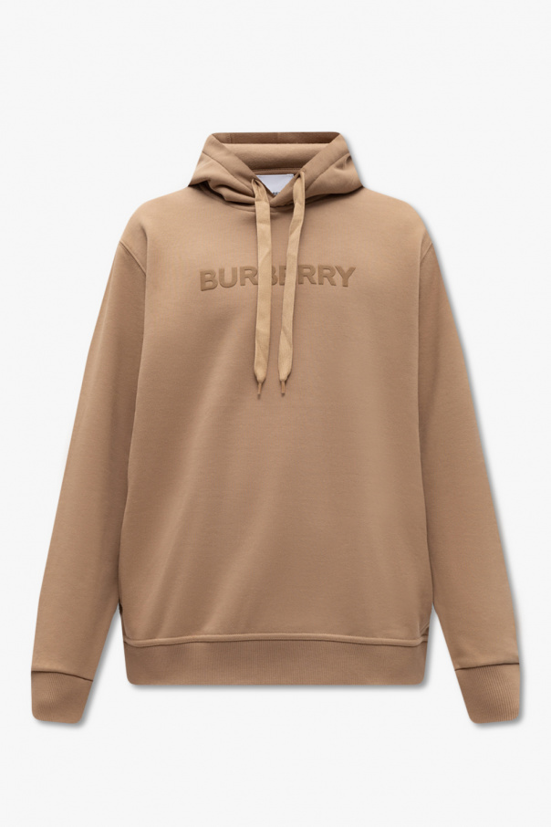 burberry check-panel ‘Ansdell’ hoodie