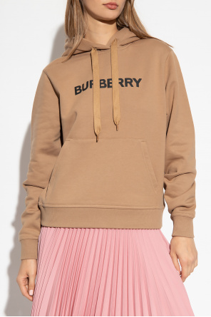 burberry Suede ‘Poulter’ hoodie