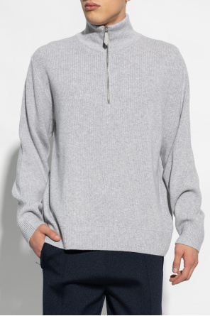 burberry Hoody Sweater with standing collar