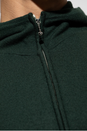 Burberry Wełniany sweter z kapturem