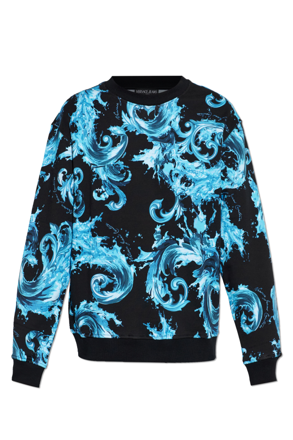 Sweatshirt with 'barocco' pattern od Versace Jeans Couture