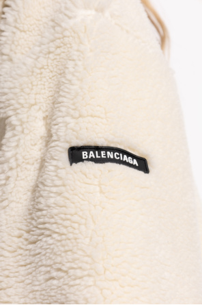 Balenciaga Faux Fur Sweatshirt