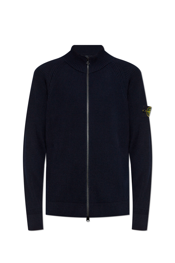 Stone Island Prążkowany kardigan