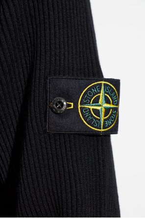 Stone Island Prążkowany kardigan