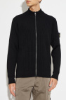 Stone Island BLACK Ribbed cardigan
