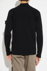 Stone Island BLACK Ribbed cardigan