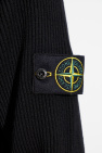 Stone Island BLACK Ribbed cardigan
