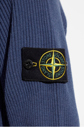 Stone Island Prążkowany kardigan