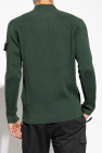 Stone Island GREEN Wool Cardigan