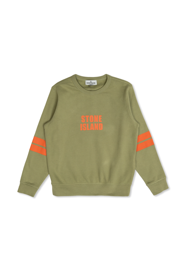 Stone Island Kids Sweatshirt with reflective effect print