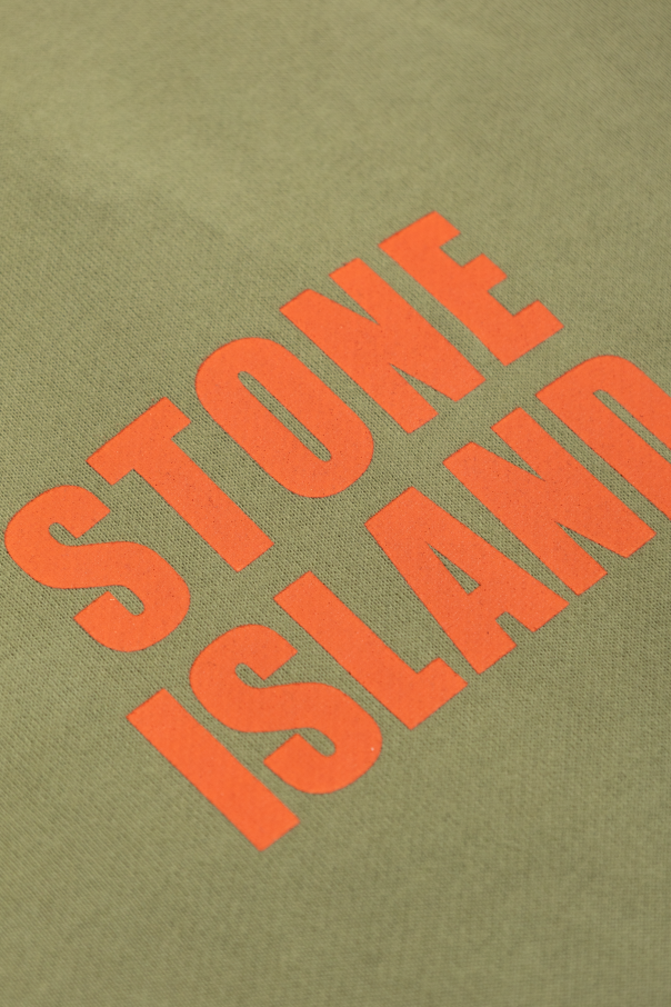 Stone Island Kids Sweatshirt with reflective effect print