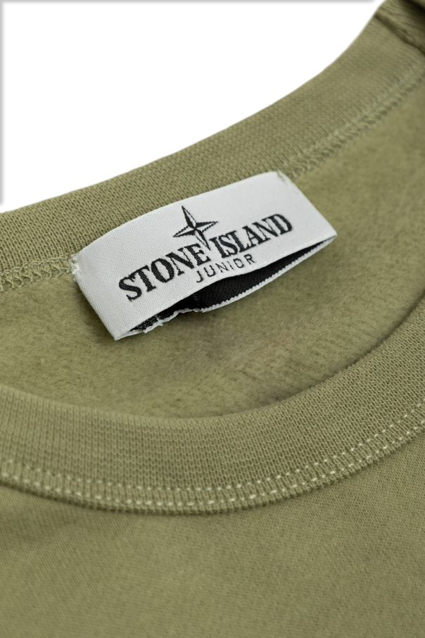 Stone Island Kids Sweatshirt with reflective effect print