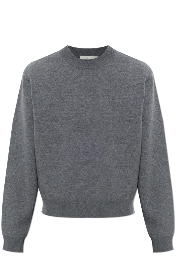 Wool sweater with sewn-in shoulder pads od RÓHE