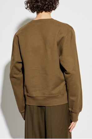 Saint Laurent Cotton sweatshirt with a round neckline
