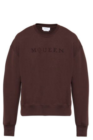 Sudadera con logo y acabado aterciopelado