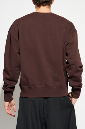 Alexander McQueen Sweatshirt with a logo and a velvety finish