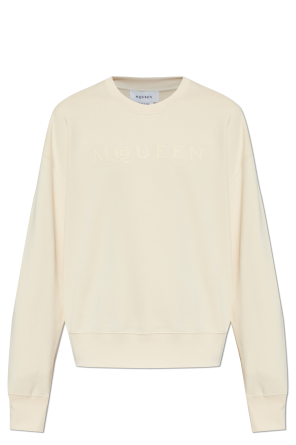 Sweatshirt mit samtigem Logo-Finish