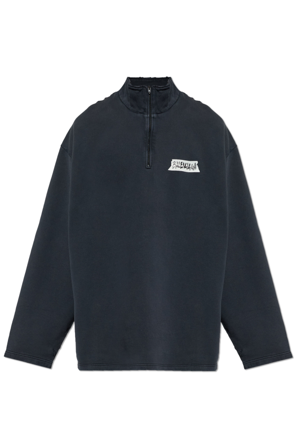 Sweatshirt with stand-up collar od Balenciaga