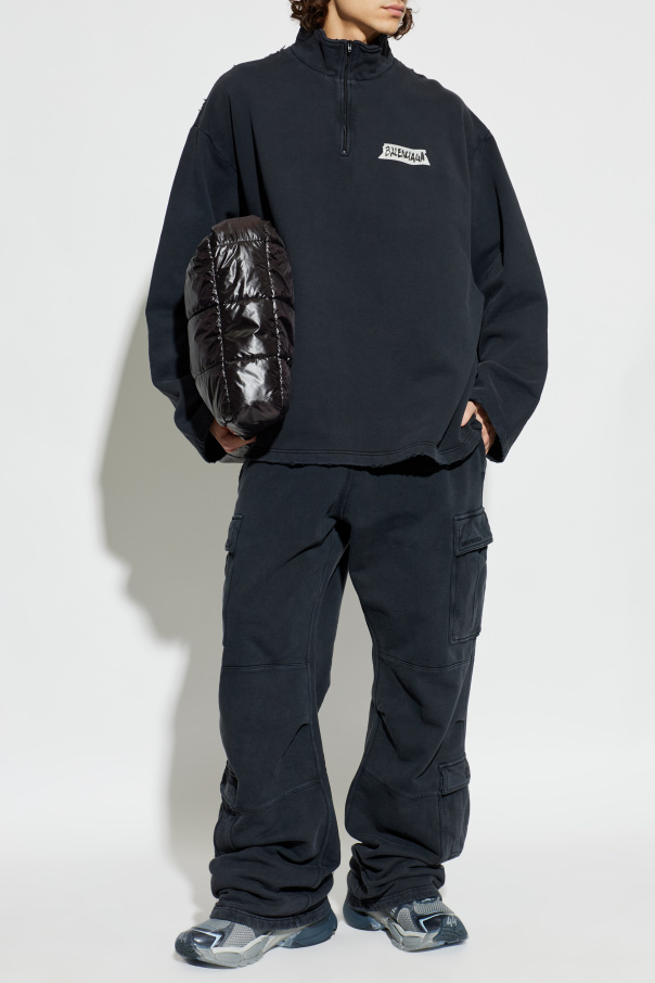 Balenciaga Sweatshirt with stand-up collar