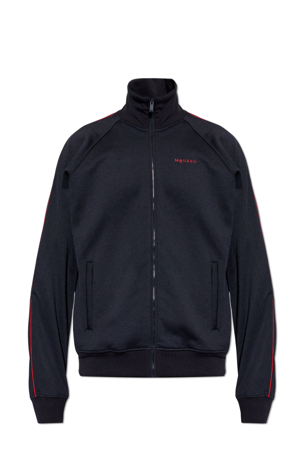 Sweatshirt with a stand-up collar od Alexander McQueen