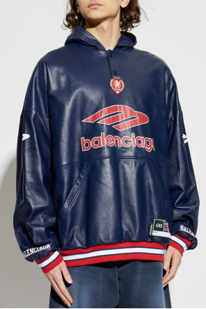 Balenciaga Leather hoodie
