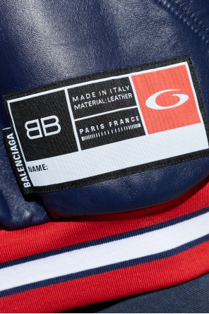 Balenciaga Leather hoodie