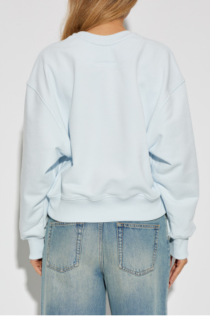 Alexander McQueen Sweatshirt with a logo and velvety finish