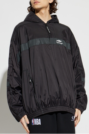 Balenciaga Nylon hooded sweatshirt