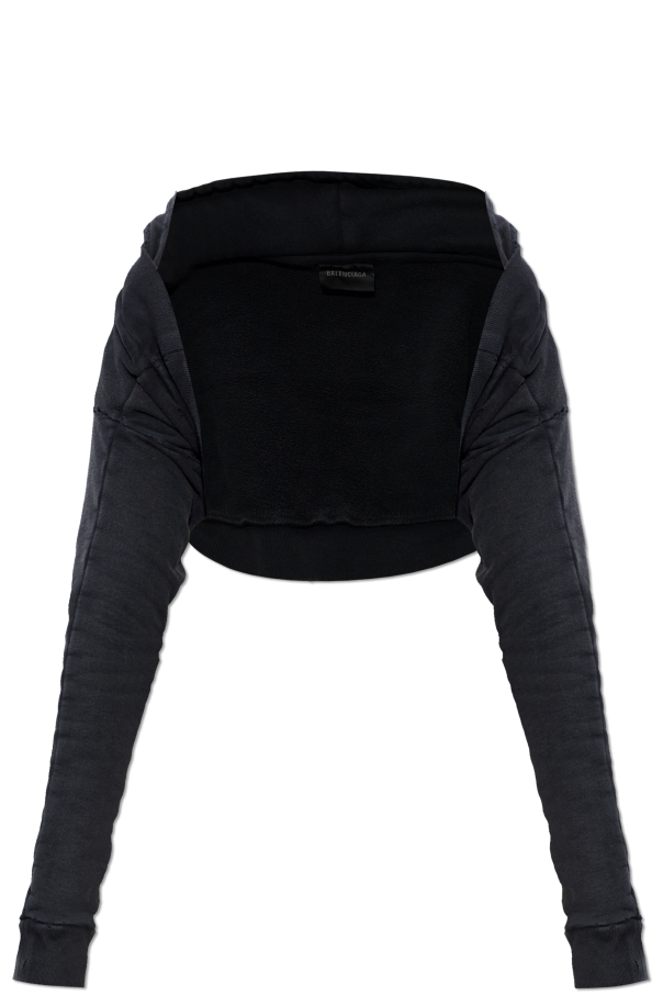 Short hoodie od Balenciaga